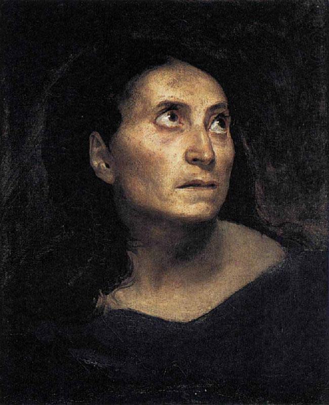 Head of a Woman, Eugene Delacroix
